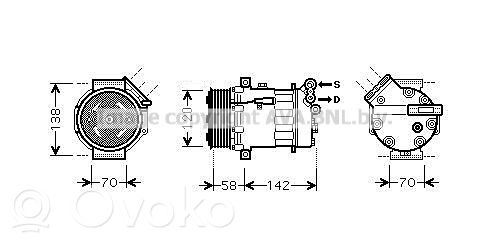 Compresseur de climatisation   13171593,21901186,2517581,VDMS4