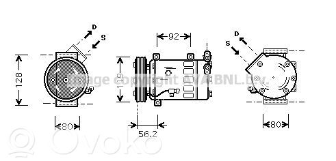 Citroen C3 Compresor (pompă) aer condiționat (A/C)