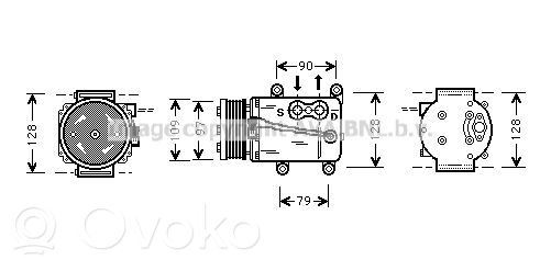 Ford Fiesta Compresor (pompă) aer condiționat (A/C) 