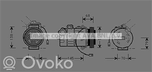 Volkswagen Passat Alltrack Compresor (pompă) aer condiționat (A/C)