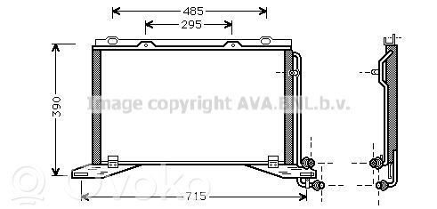 Mercedes-Benz E W210 Radiatore di raffreddamento A/C (condensatore) 