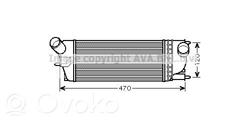 Intercooler radiator   384K8,22300208,2548834,VDMS4
