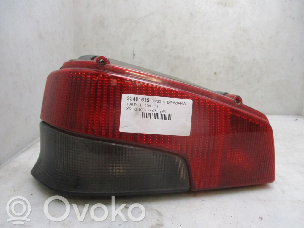 Peugeot 106 Luci posteriori 