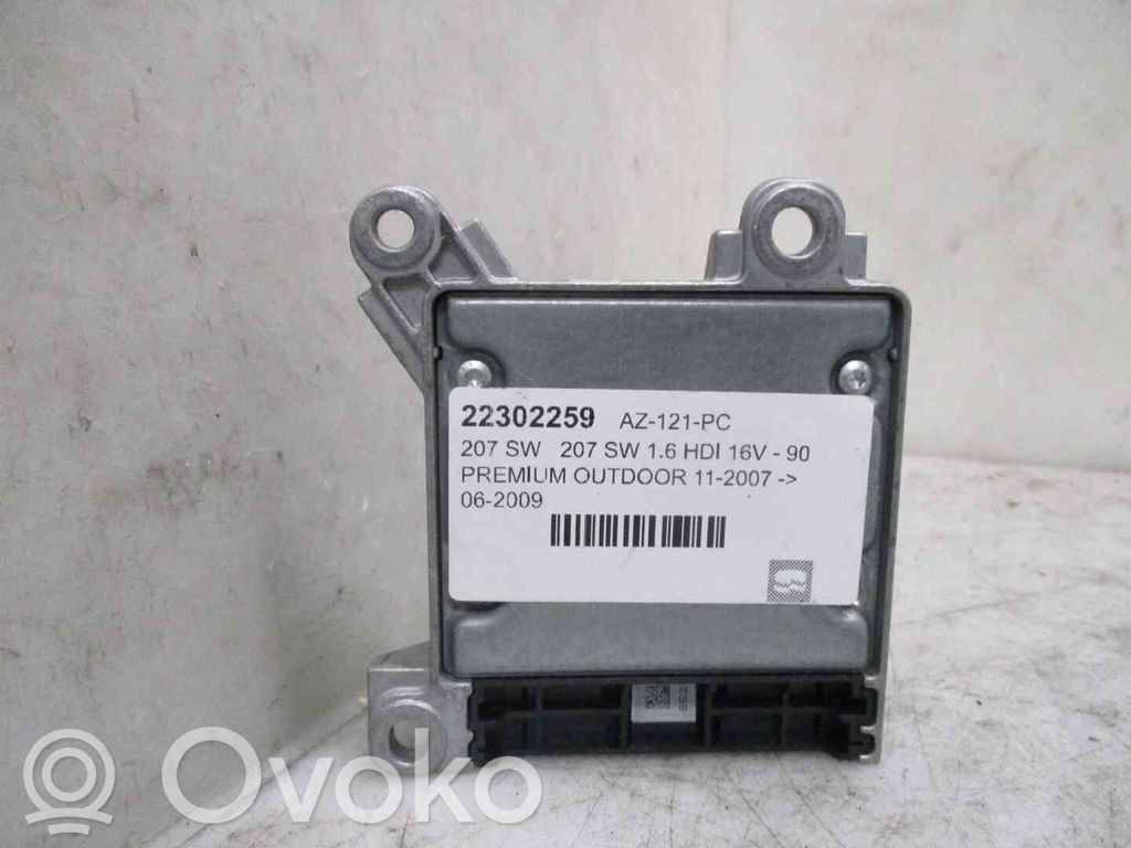 Peugeot 207 Unitate/modul de comandă airbaguri 