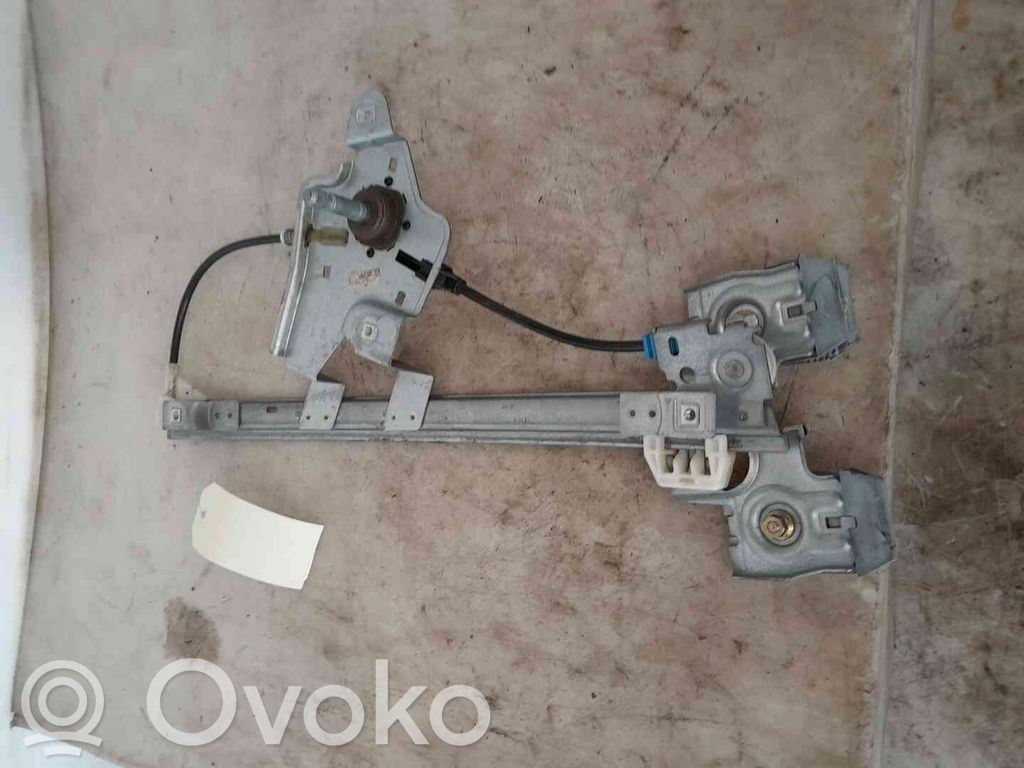 Skoda Octavia Mk2 (1Z) Regulador manual de la ventanilla trasera 
