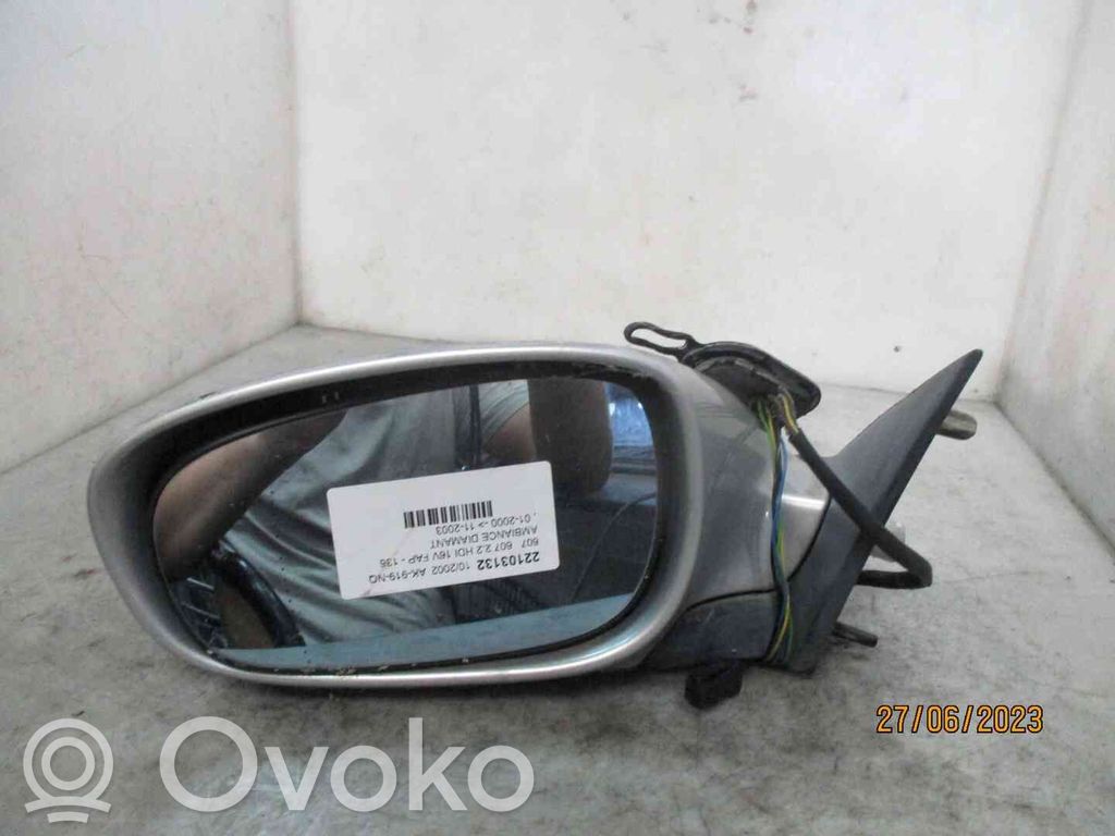 Peugeot 607 Espejo lateral eléctrico de la puerta delantera 