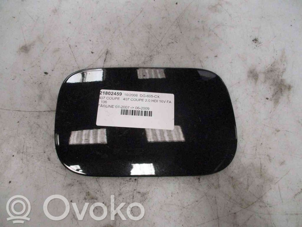 Peugeot 407 Bouchon, volet de trappe de réservoir à carburant
