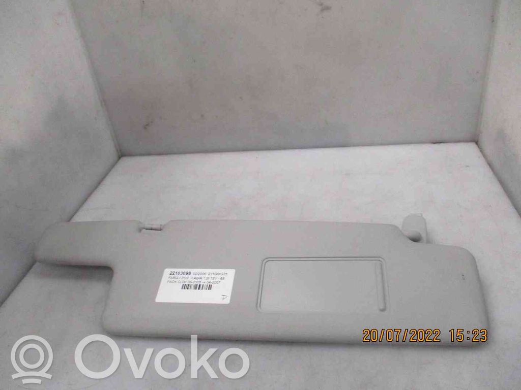 Skoda Fabia Mk1 (6Y) Parasolar 