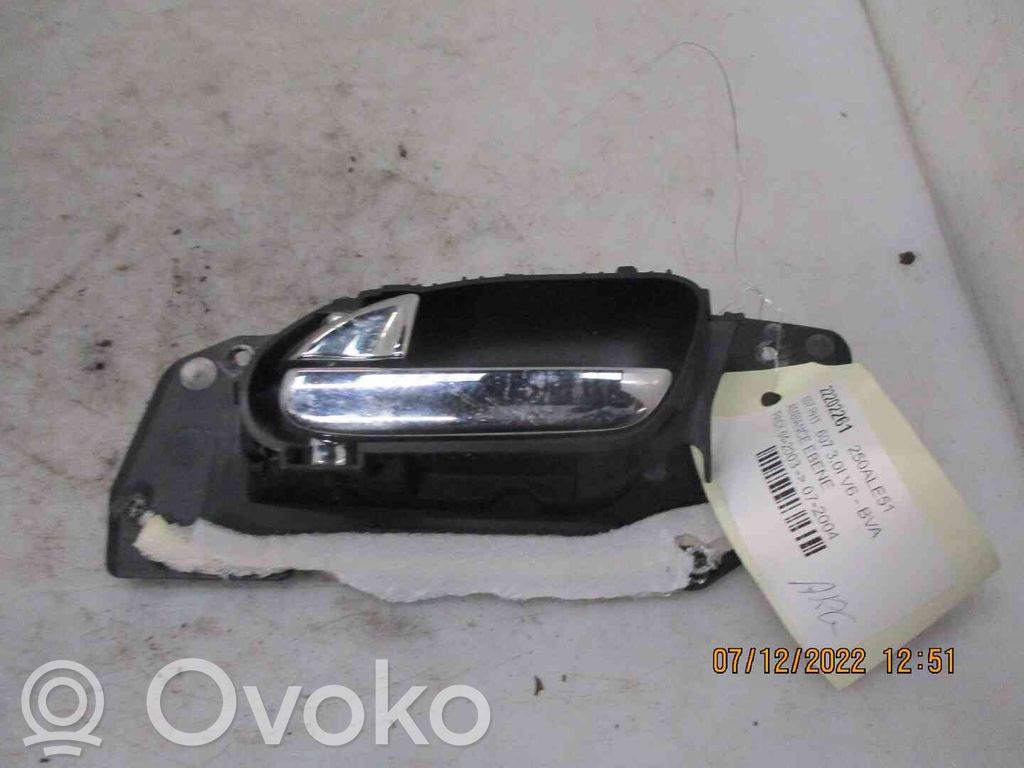 Peugeot 607 Manecilla interna puerta trasera 