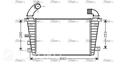 Opel Astra H Radiator intercooler 