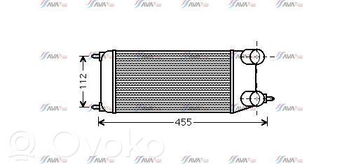 Intercooler radiator   384K4,98987080,22403074,4131438,VDMS4