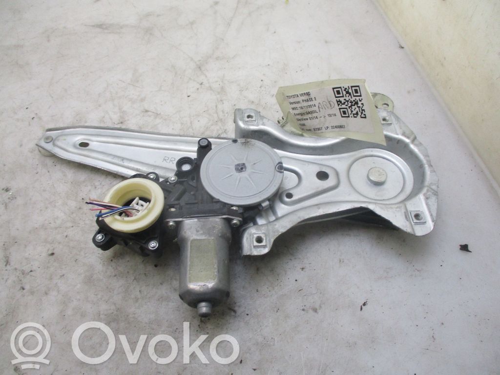 Toyota Verso Fensterheber elektrisch mit Motor Tür hinten 