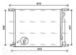 Radiator răcire A/C (condensor)   94838818,22500410,7219142,VDMS4