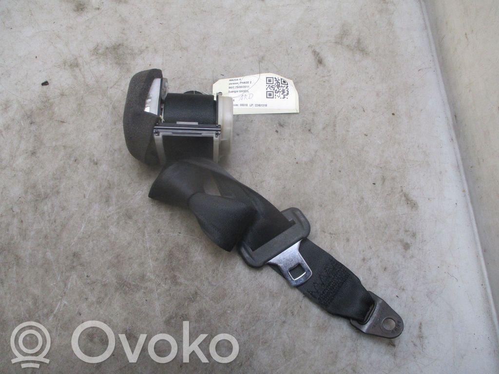 Mazda 6 Sicherheitsgurt hinten 
