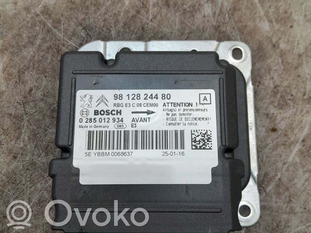 Citroen C4 Cactus Centralina/modulo airbag 