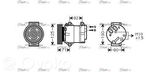 Renault Megane II Compressore aria condizionata (A/C) (pompa) 