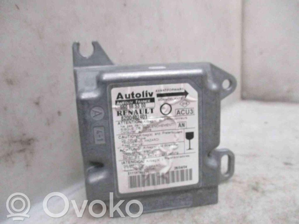 Centralina/modulo airbag   8200402401,22300745,2550844,VDMS4