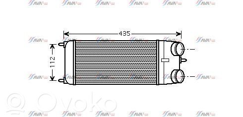 Interkūlerio radiatorius   384N1,9680275480,16308967,22503087,VDMS4