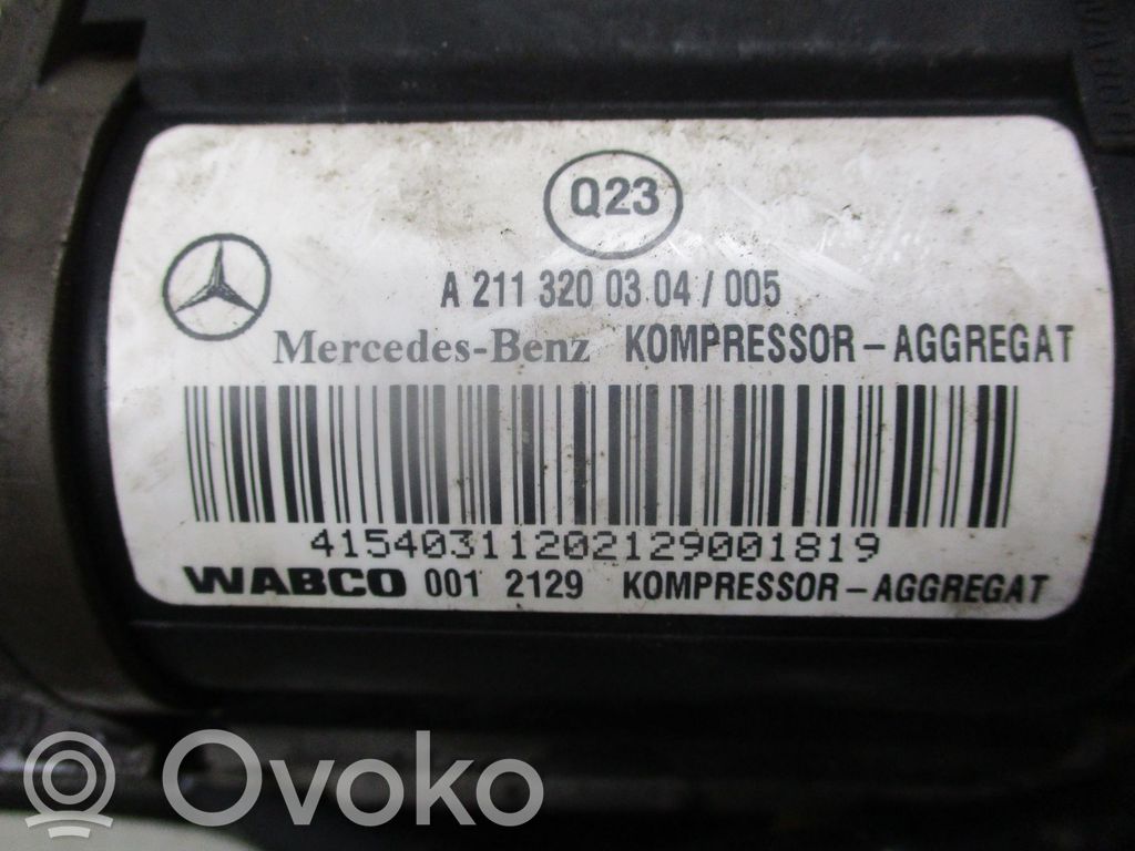 Mercedes-Benz E W211 Compresseur à suspension pneumatique