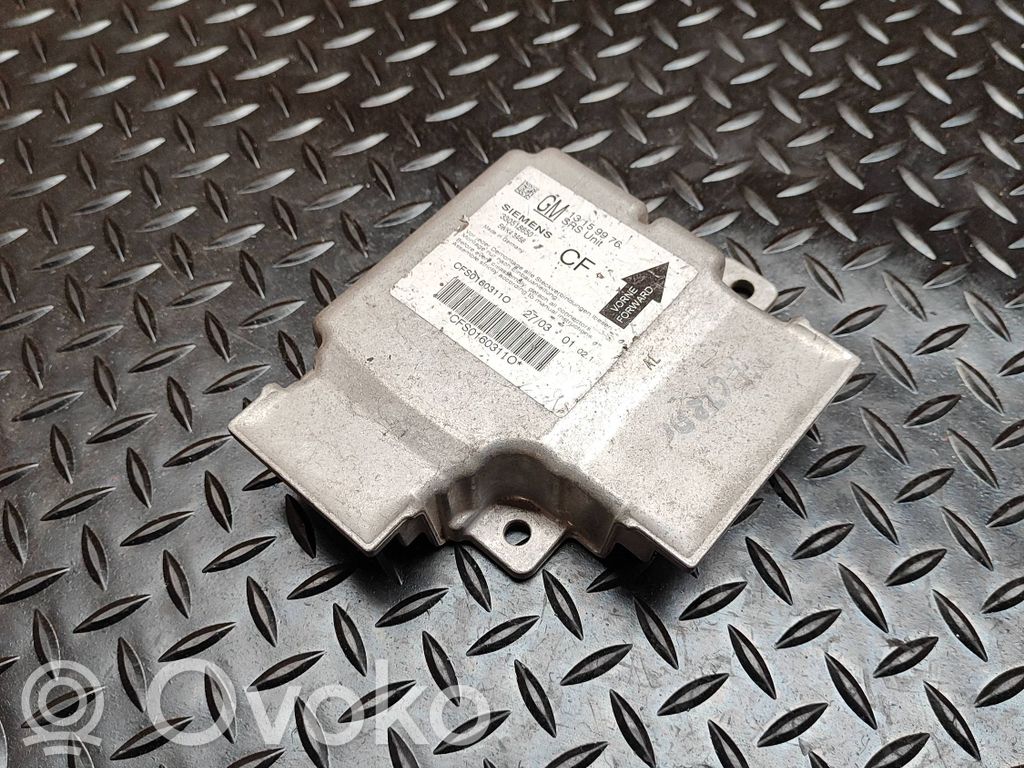 Opel Vectra C Airbag control unit/module 