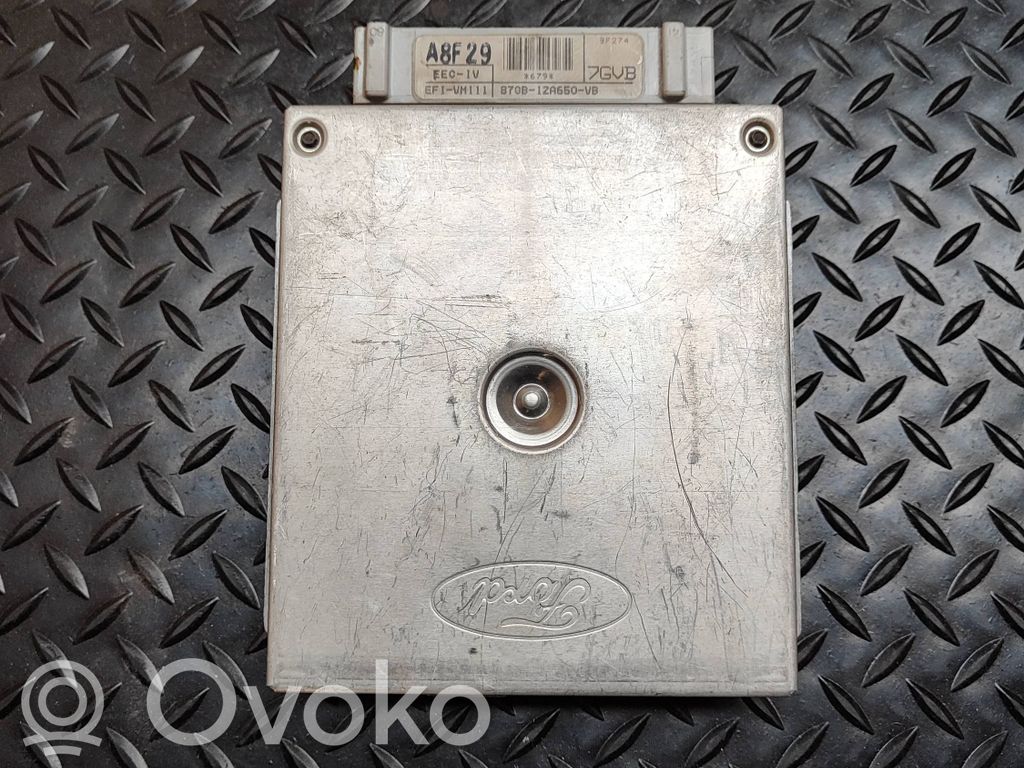Engine control unit/module   87GB12A650VB,A8F29