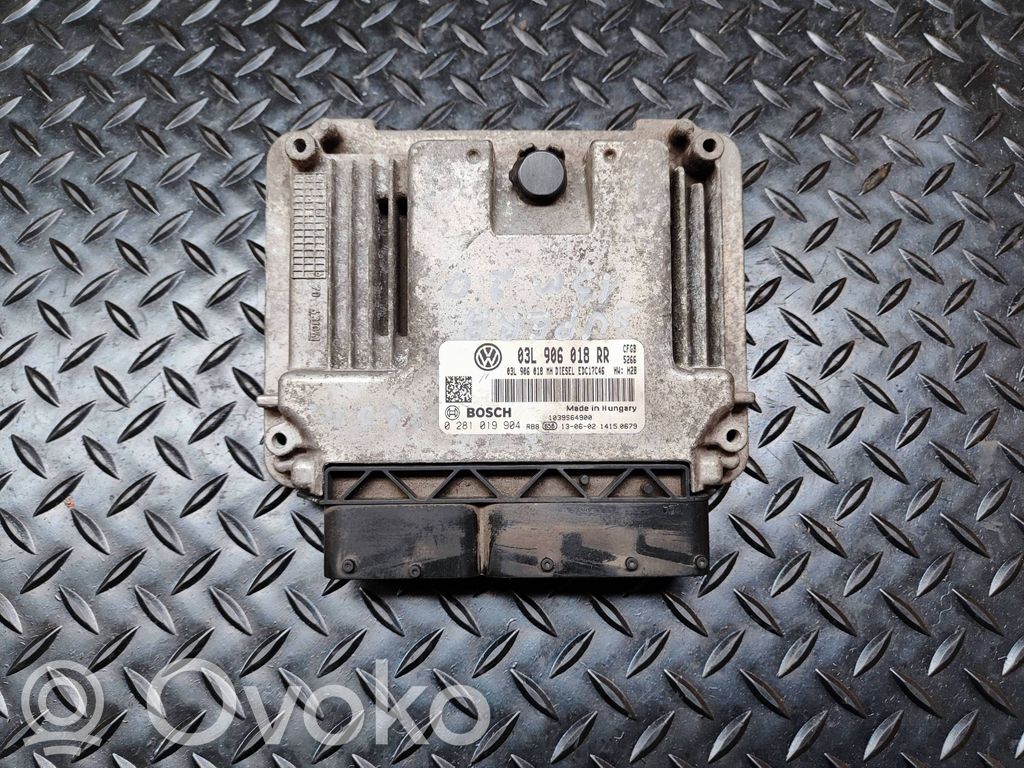 Engine control unit/module   03L906018RR,03L906018MH,0281019904