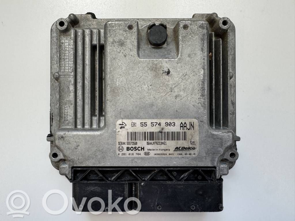 Engine control unit/module   55574903,0281016704,55573560