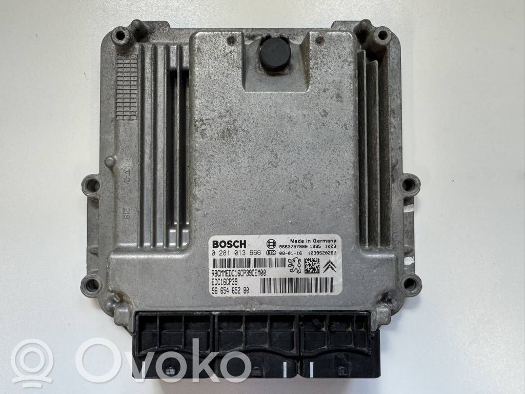 Citroen C-Crosser Engine control unit/module 