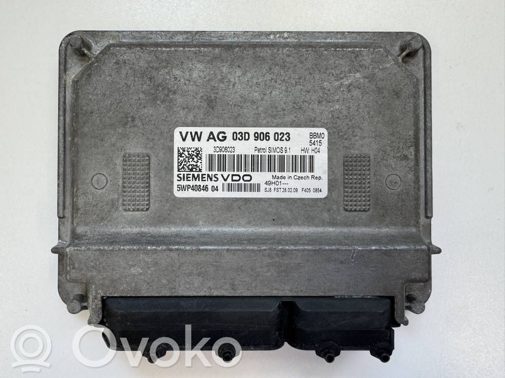Engine control unit/module   03D906023,5WP40846,3D906023