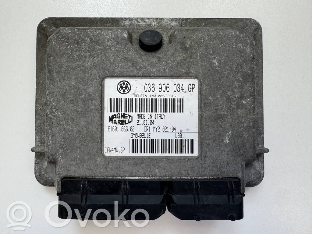 Engine control unit/module   036906034GP,3Y0W02L1E,6160106602