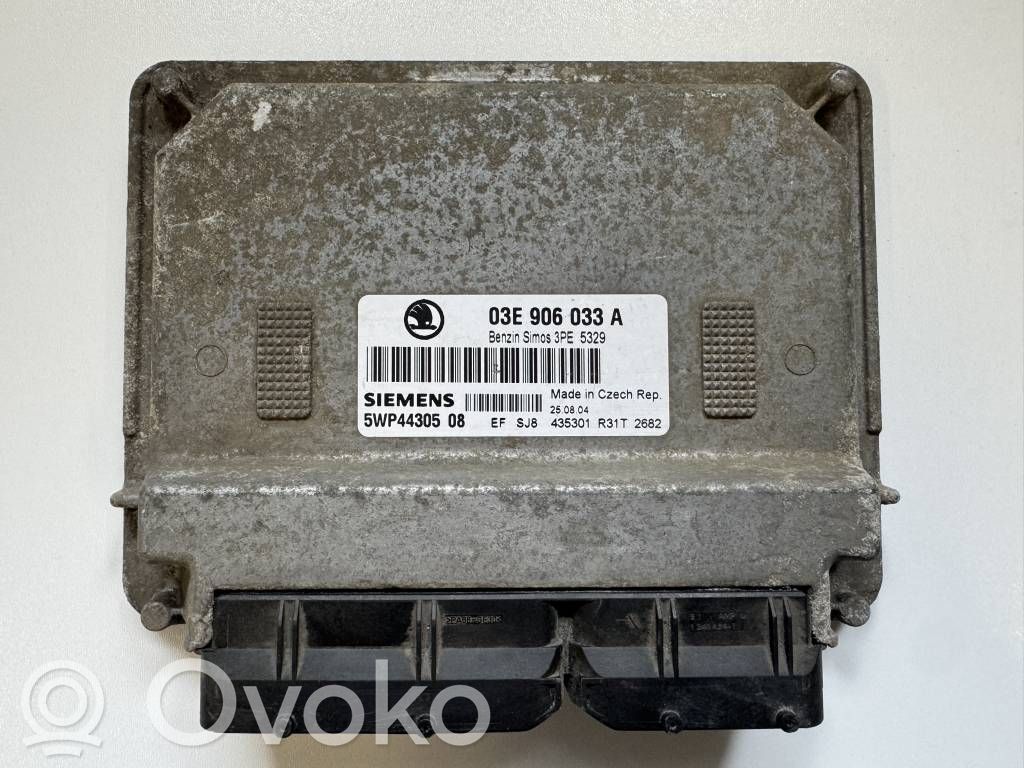 Engine control unit/module   03E906033A,3PE5329,5WP443050