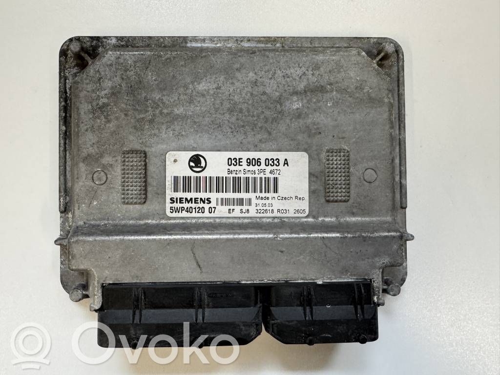 Skoda Fabia Mk1 (6Y) Engine control unit/module 