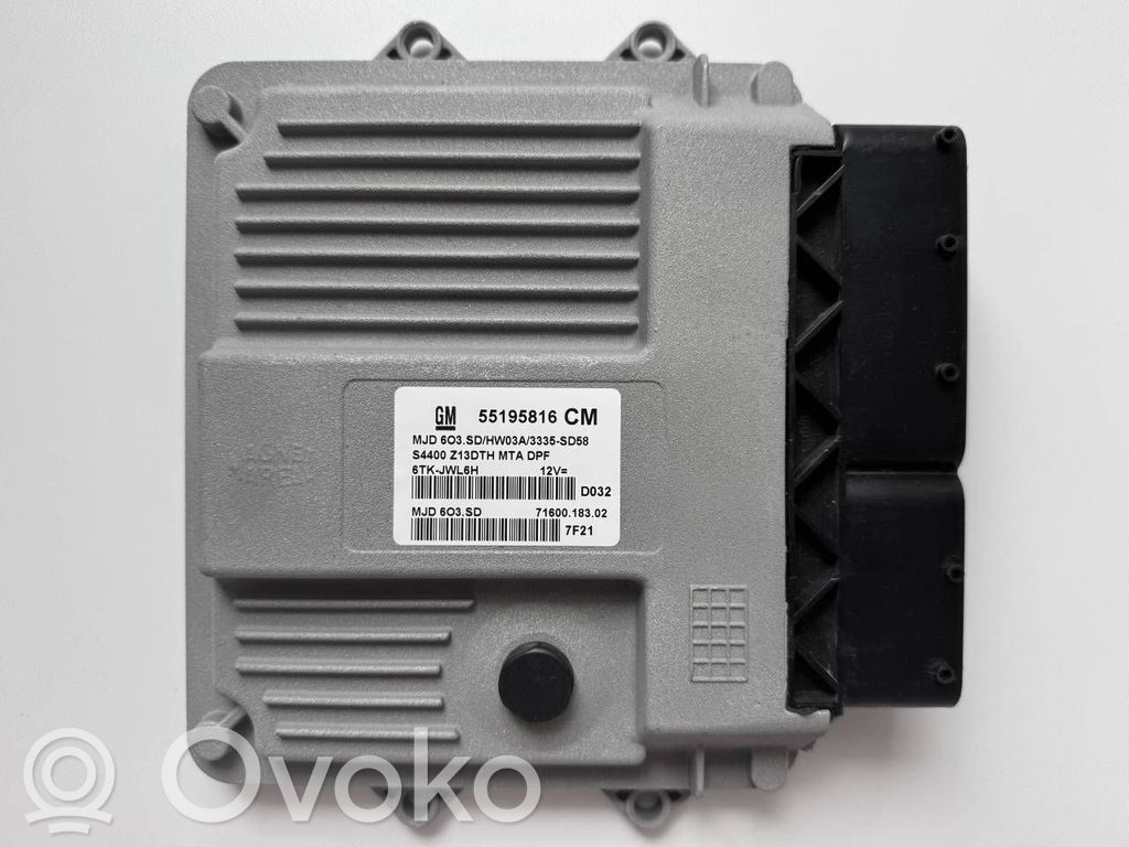 Opel Corsa D Engine control unit/module 
