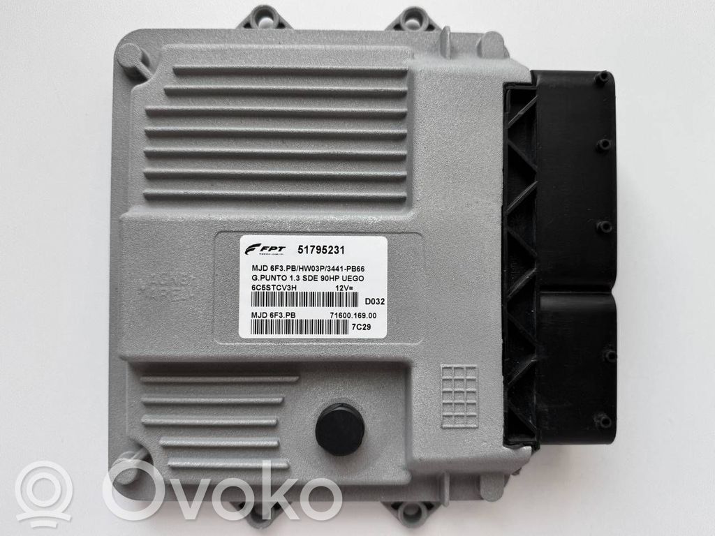 Fiat Grande Punto Sterownik / Moduł ECU 