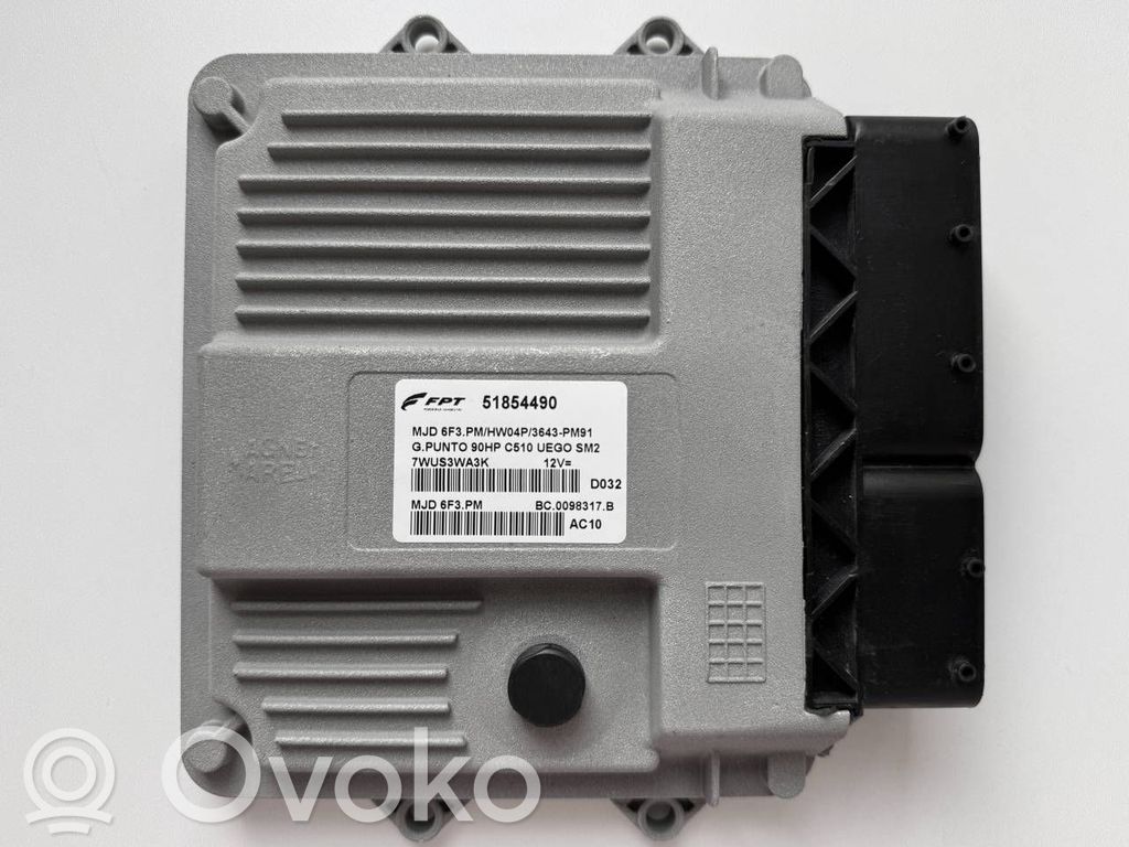Fiat Punto Evo Engine control unit/module 