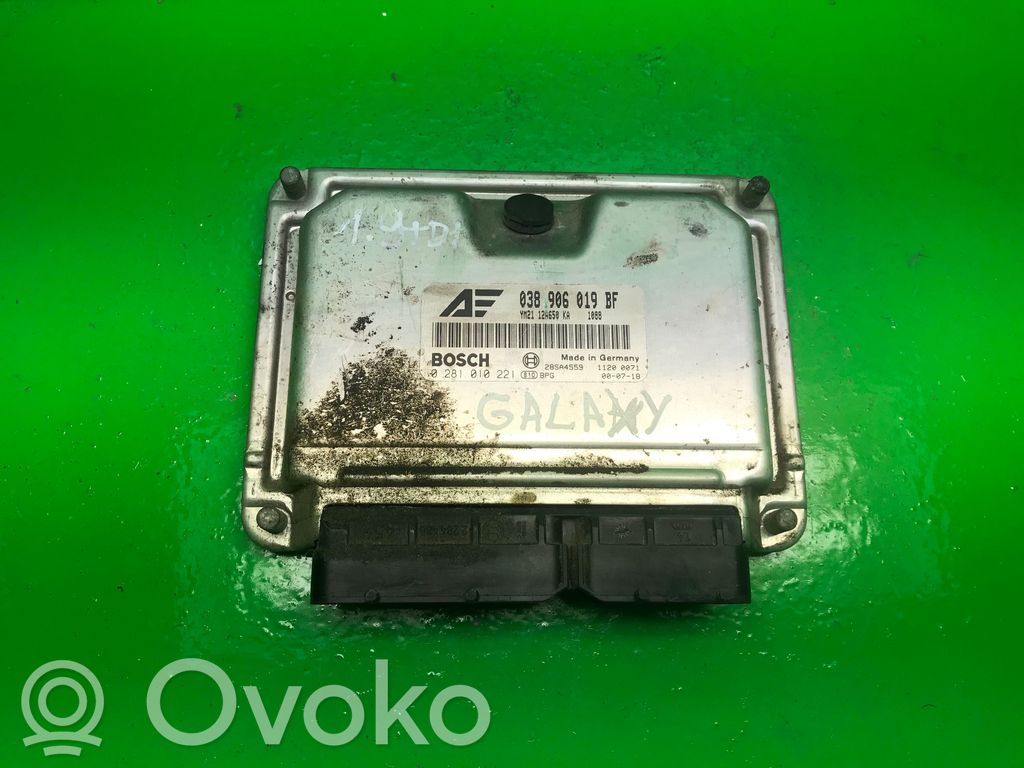 Volkswagen Sharan Unité de commande, module ECU de moteur 
