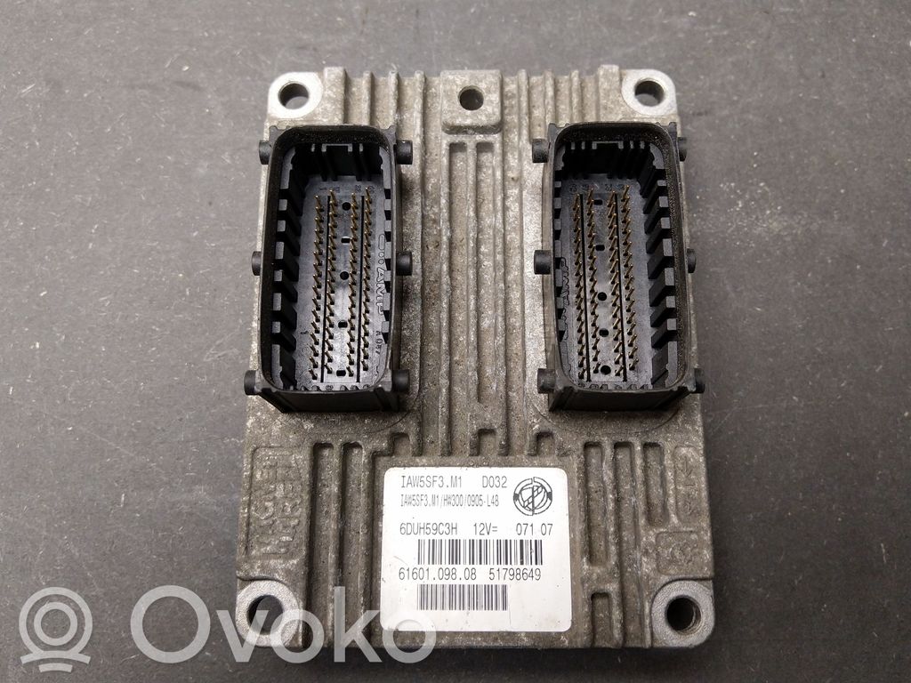 Engine control unit/module   51798649,IAW5SF3M1