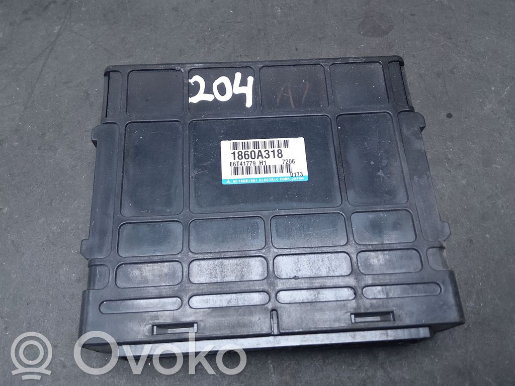 Engine control unit/module ECU   1860A318,E6T41779