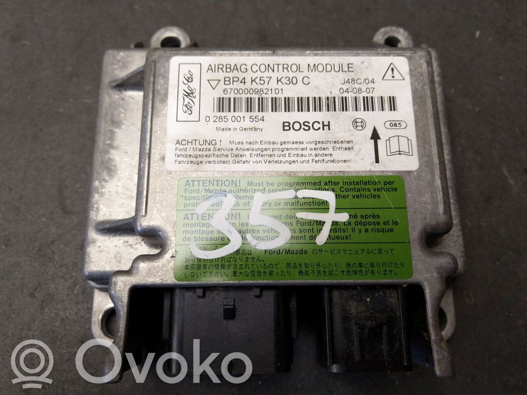 Mazda 2 Airbag control unit/module 