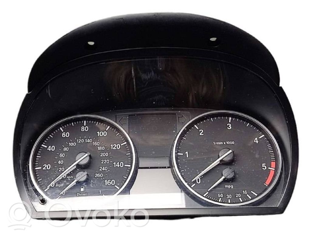 BMW 3 E90 E91 Speedometer (instrument cluster) 