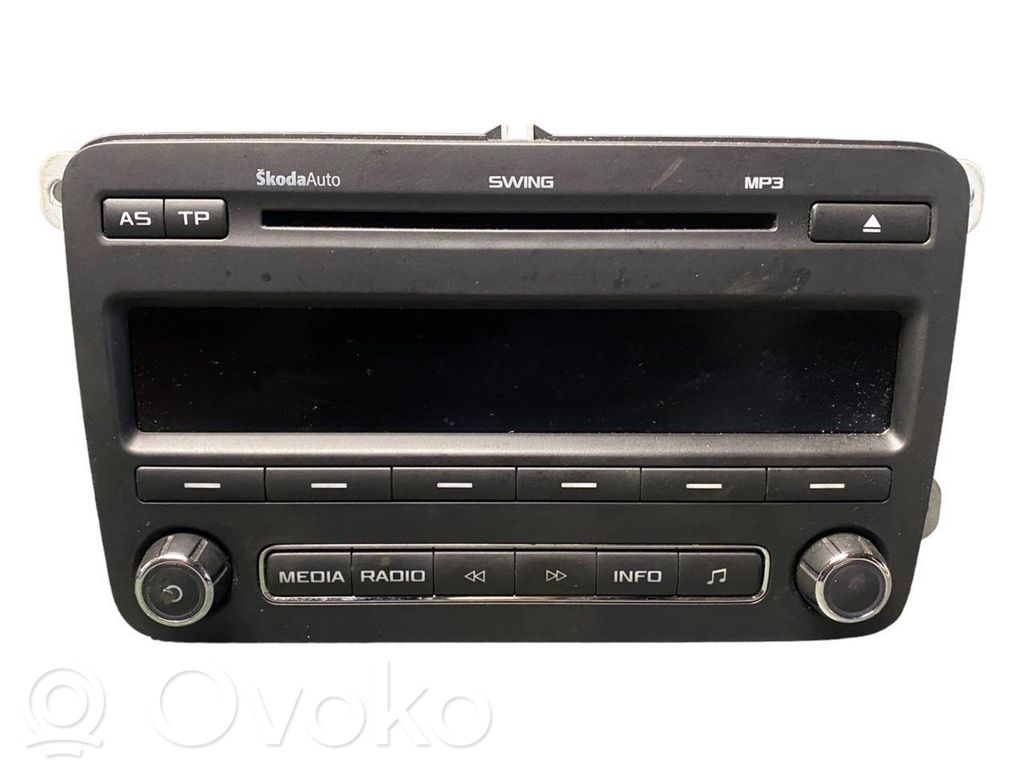 Skoda Fabia Mk2 (5J) Panel / Radioodtwarzacz CD/DVD/GPS 