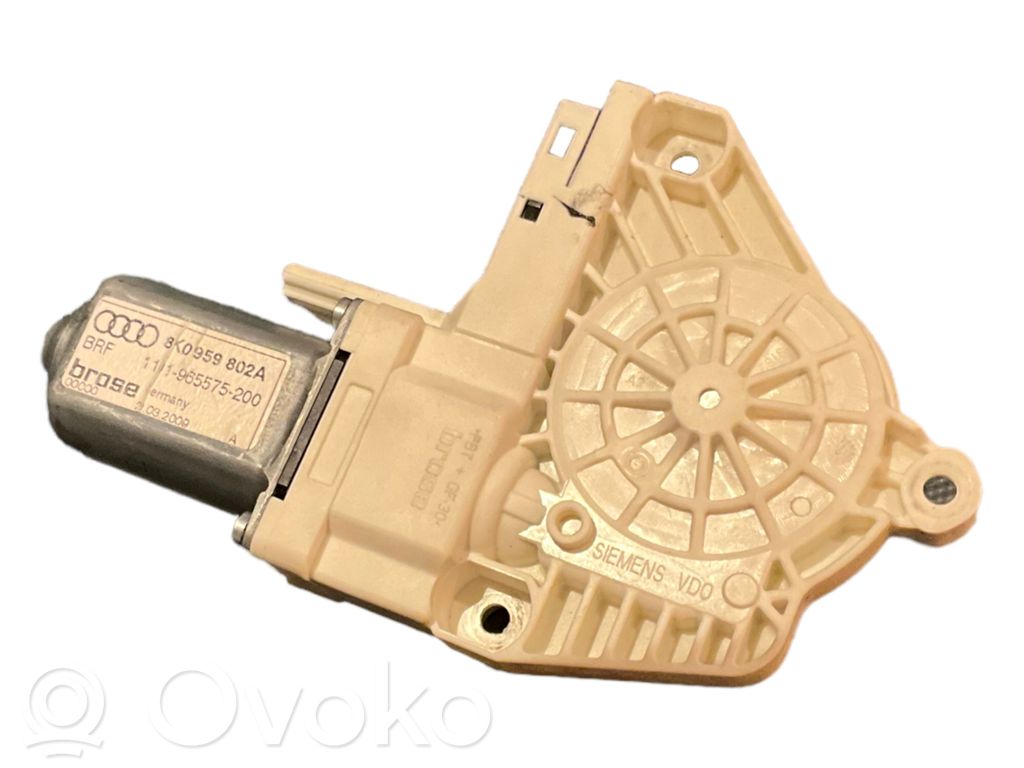 Audi A4 S4 B8 8K Etuoven ikkunan nostomoottori 