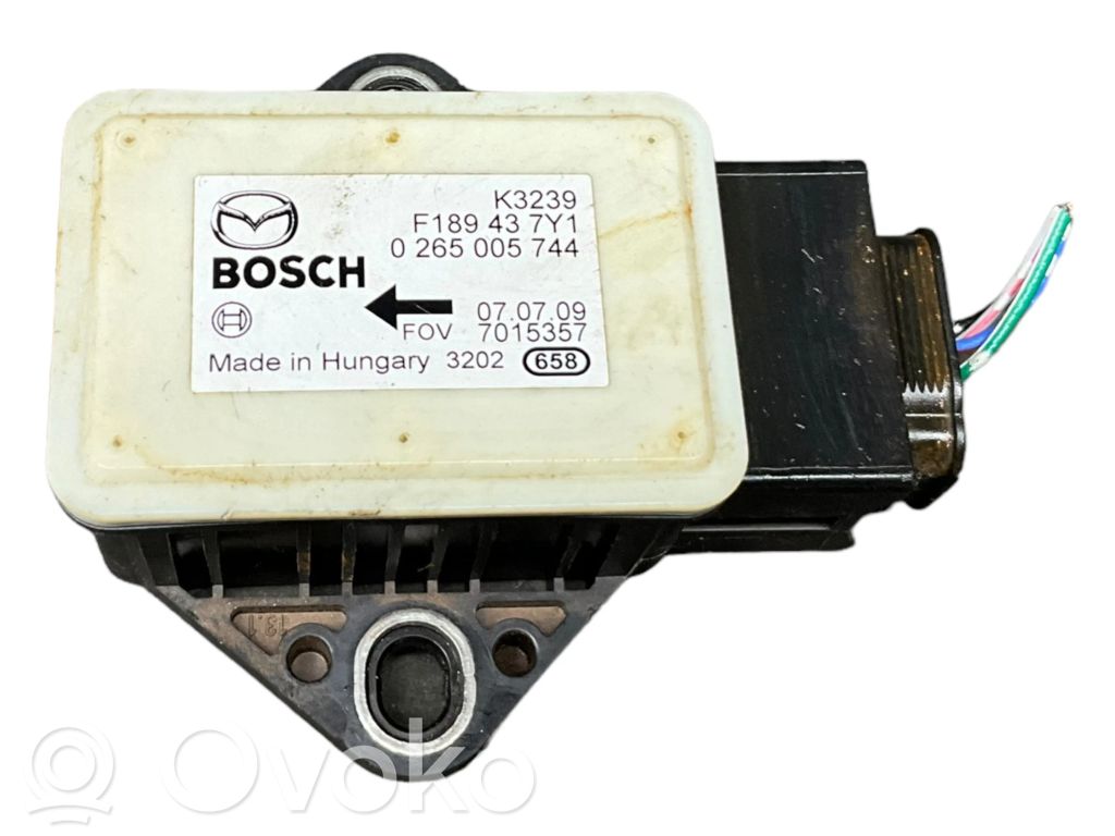 Mazda CX-7 ESP acceleration yaw rate sensor 