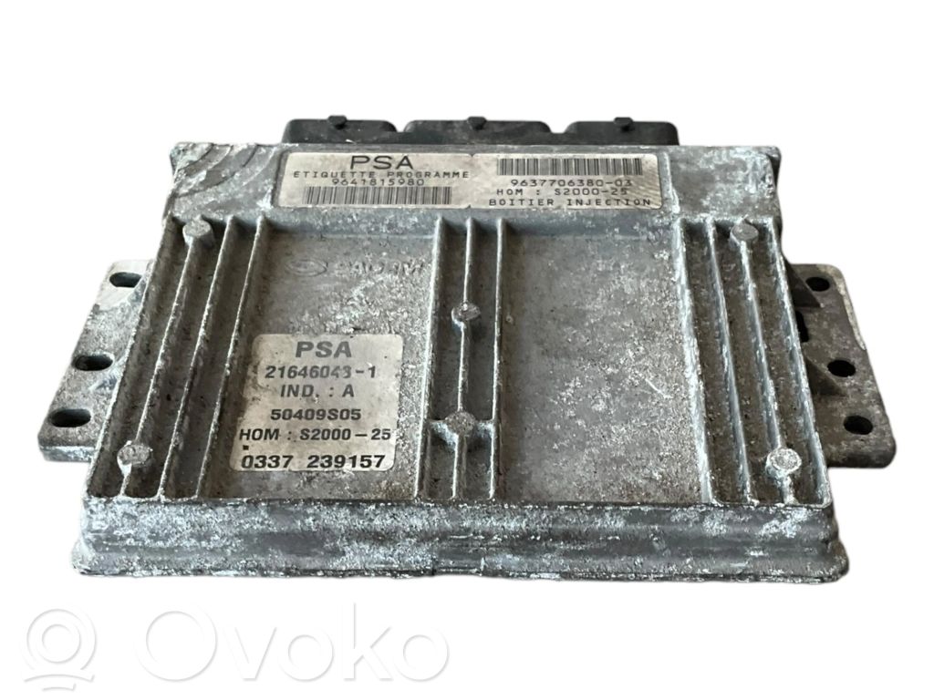 Peugeot 206 Engine control unit/module ECU 