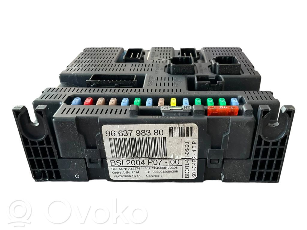 Peugeot 207 CC Comfort/convenience module 