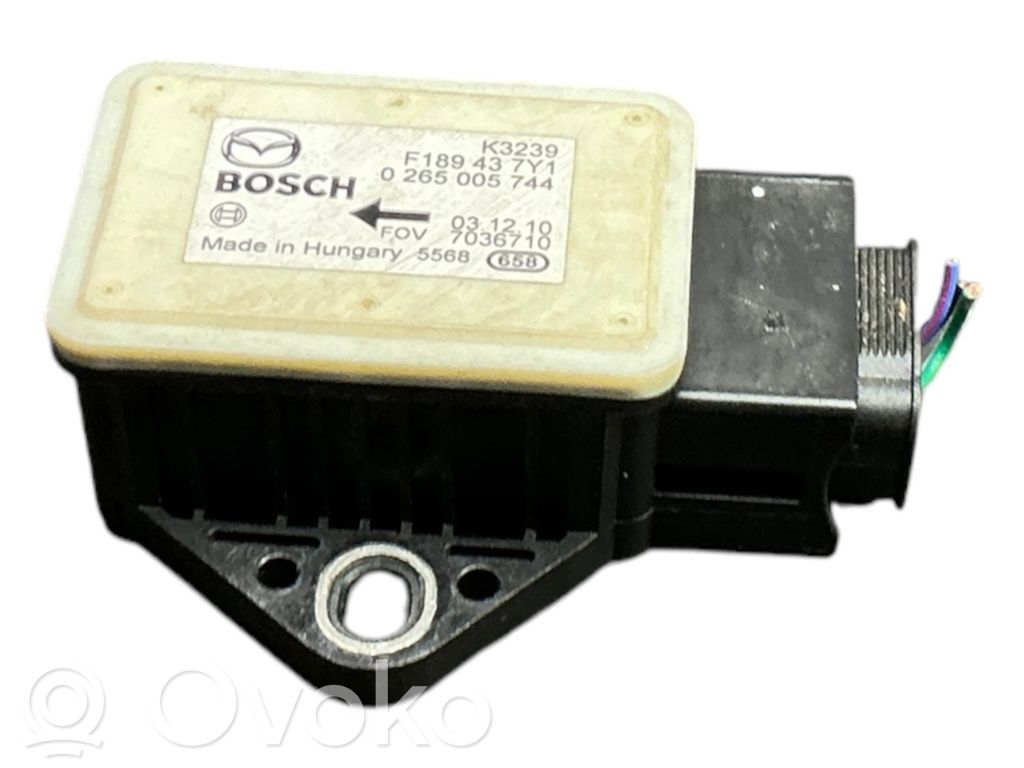 Mazda CX-7 ESP acceleration yaw rate sensor 
