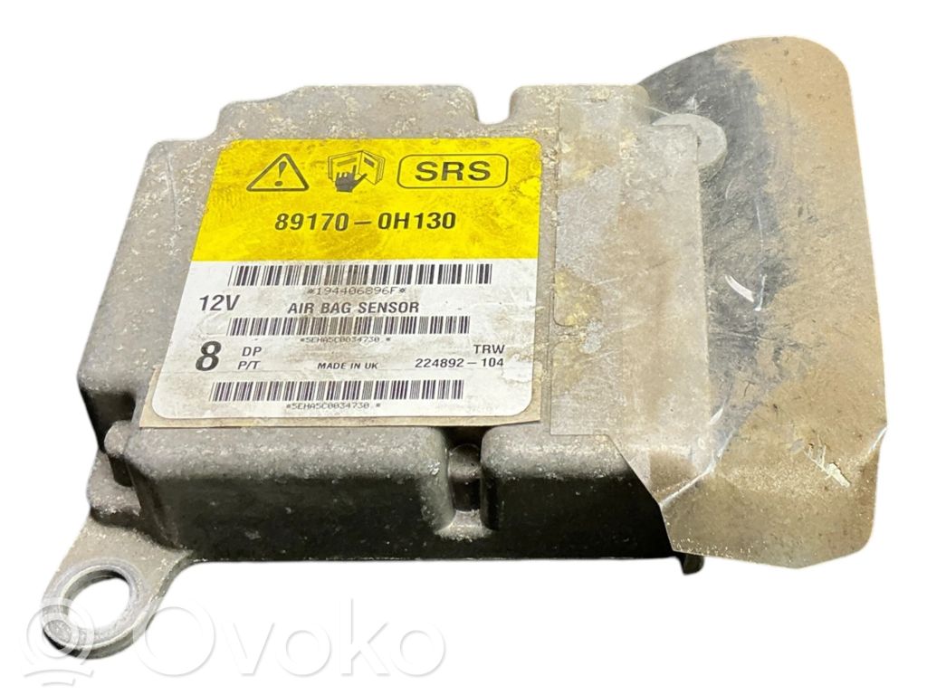 Citroen C1 Module de contrôle airbag 