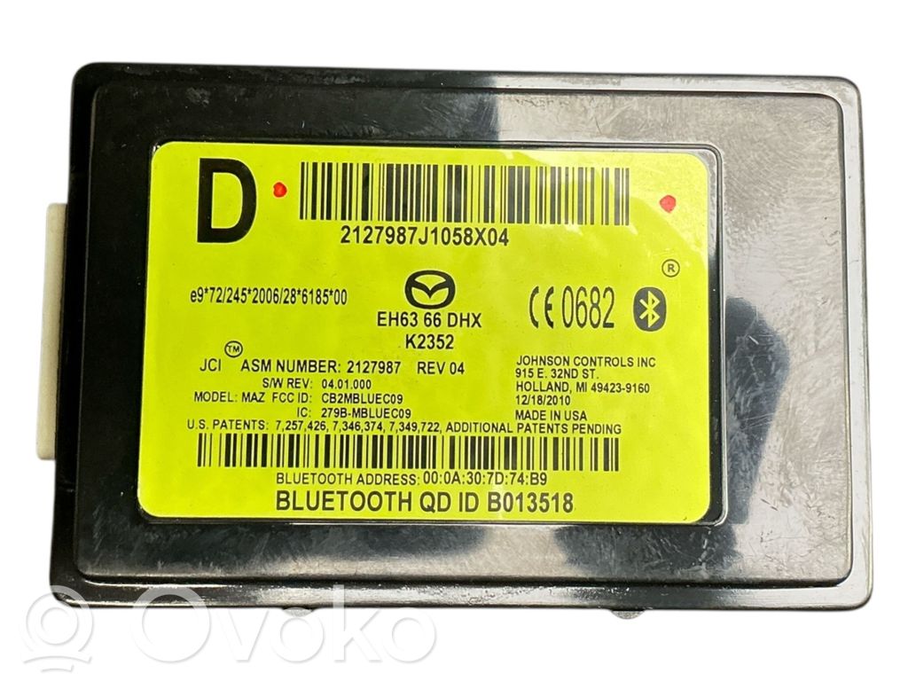 Mazda CX-7 Bluetooth control unit module 