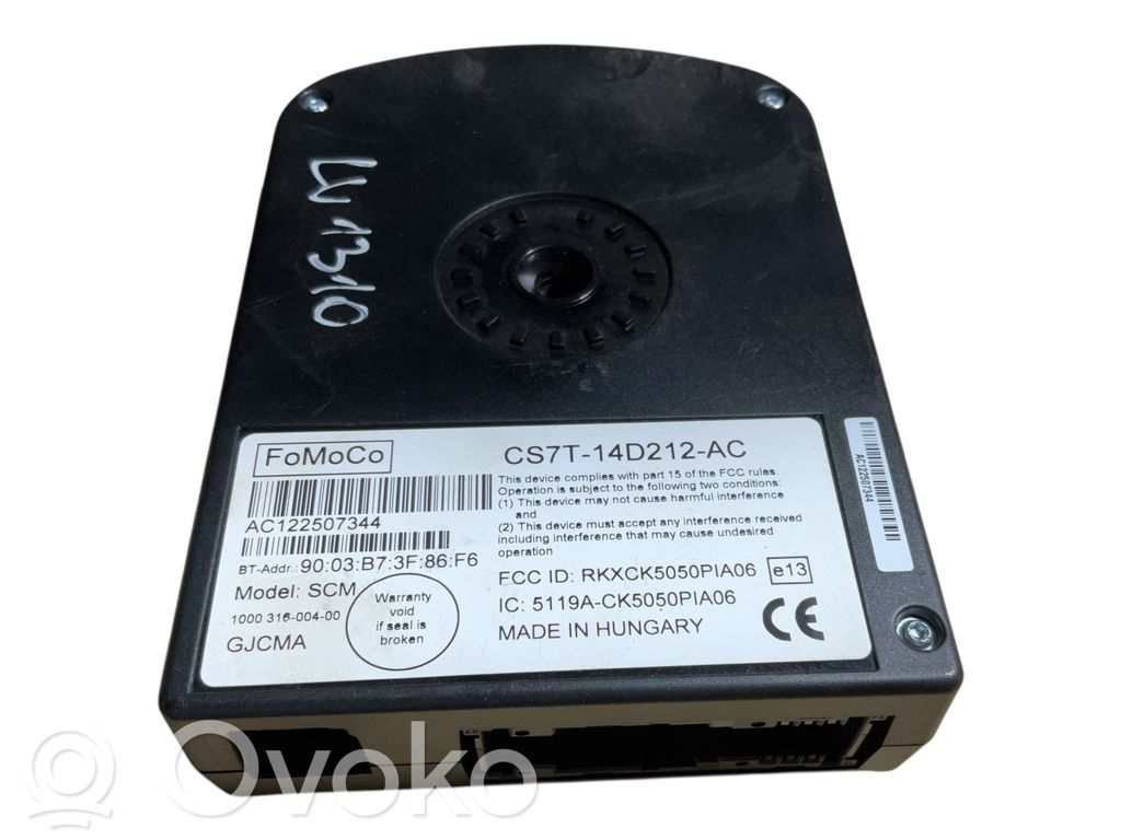 Ford Focus Module unité de contrôle Bluetooth 