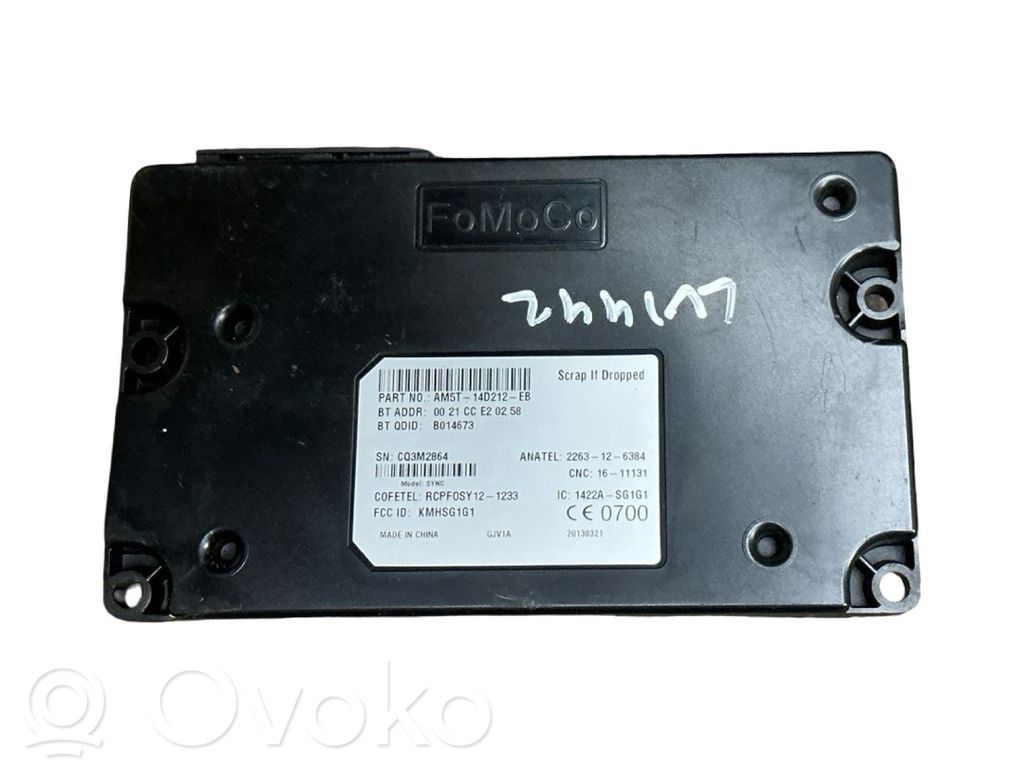 Bluetooth control unit module   AM5T14D212EB,KMHGG1G1,0021CC220258